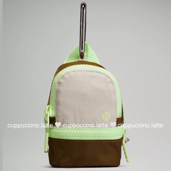 SOLD🍋Lululemon City Adventurer Backpack Nano White Opal/Burnt Caramel/Faded Zap - Picture 8 of 13